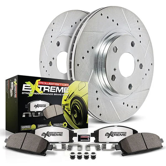 PowerStop Z26 Street Warrior Front Brake Upgrade Kit For 6.4 Grand Cherokee/Durango