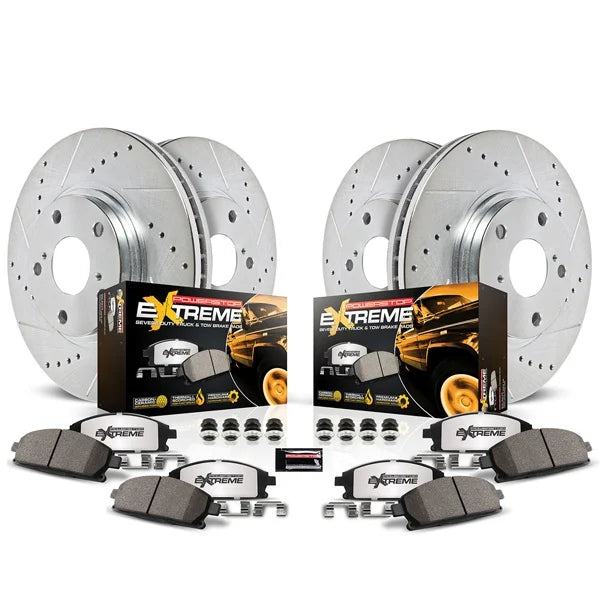 PowerStop Z36 Truck & Tow Front & Rear Brake Upgrade Kit For 5.7/3.6 Grand Cherokee/Durango