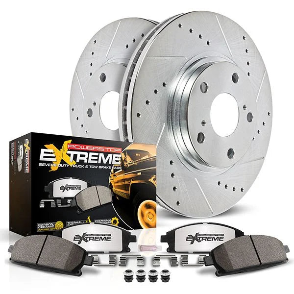 PowerStop Z36 Truck and Tow Rear Brake Upgrade Kit For Grand Cherokee/Durango