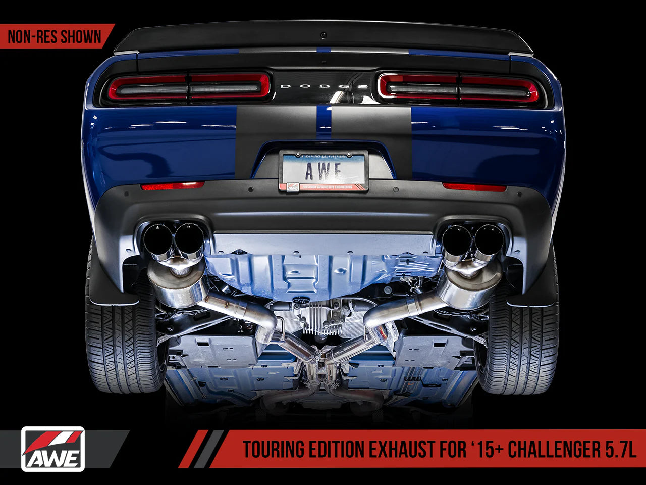 AWE Exhaust For 17+ 5.7L Challenger