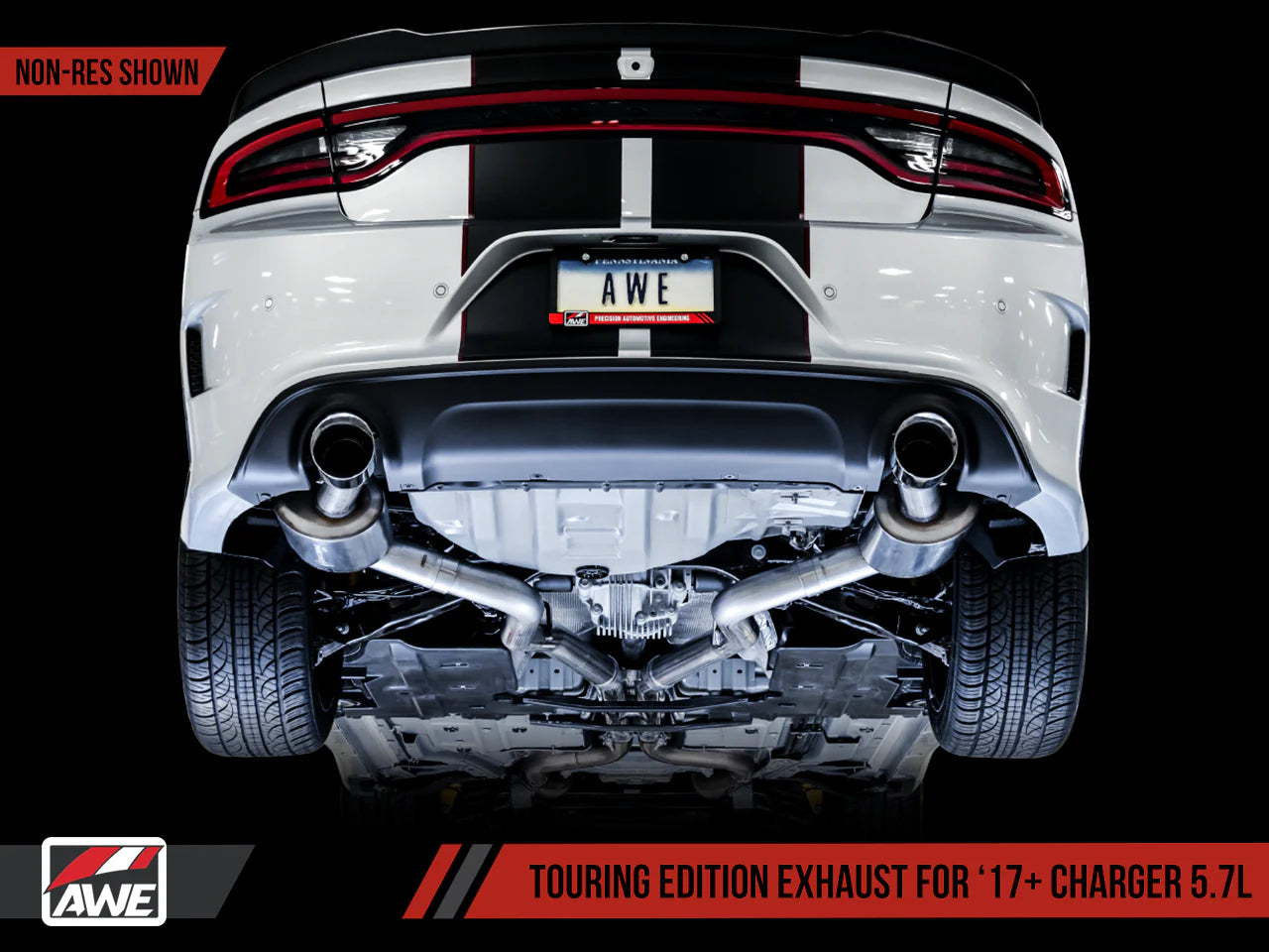 AWE Exhaust For 17+ 5.7L Charger